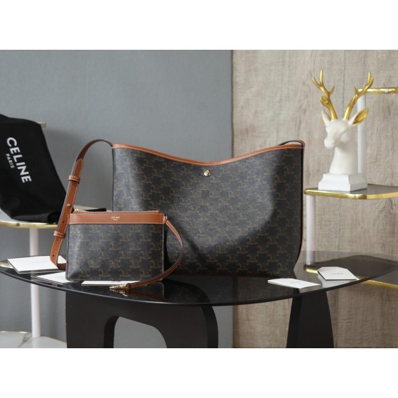 CELINE New Monogram Soft Shopper Large Bag
