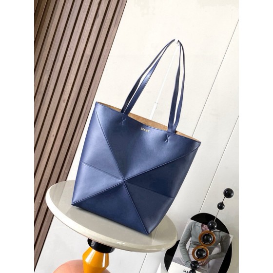 Loewe Puzzle Fold 9029 Shiny Calfskin Geometric Bag