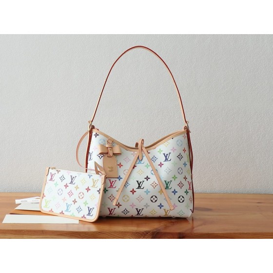 LV CarryAll Small Handbag Murakami Reissue Series