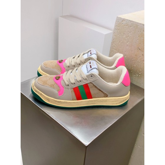 Gucci Screener Retro Preppy Men Women Shoes