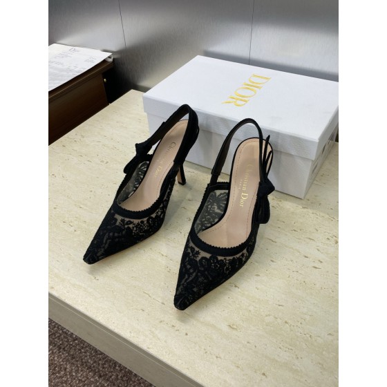 Dior J'ADIOR Oblique Jacquard Backless Sandals