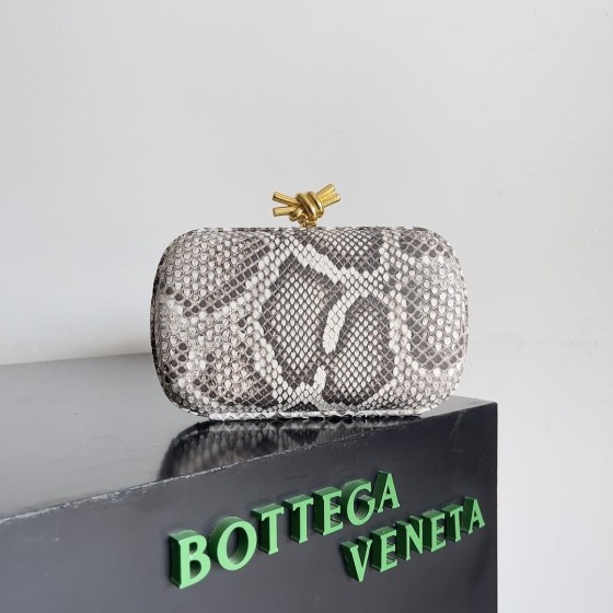 Bottega Veneta Python Skin Evening Bag
