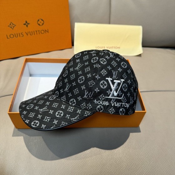 LV Monogram Embroidered Baseball Cap