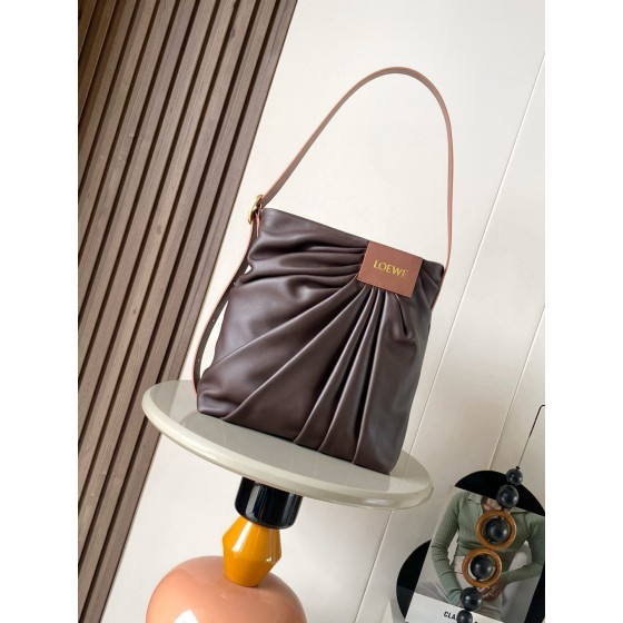 Loewe Napa Sheepskin Draped Handbag