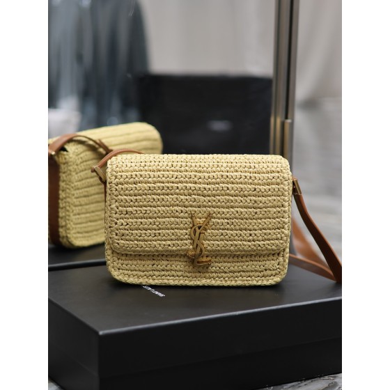 YSL Solferino Box Woven Bag 634305