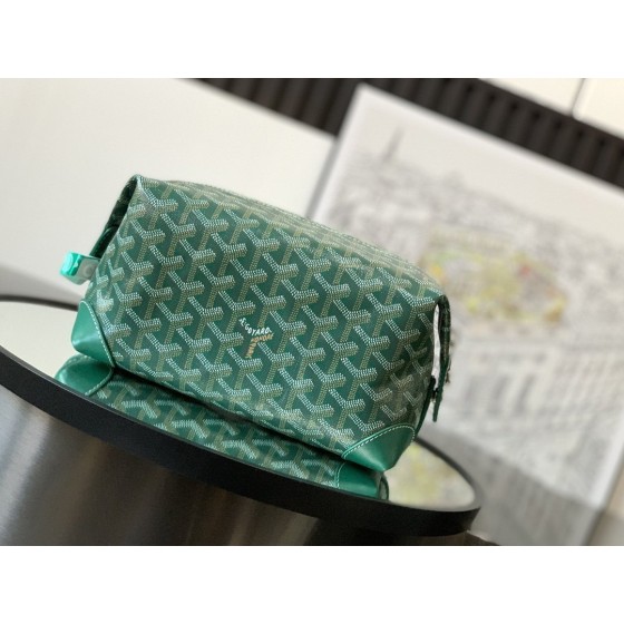 Goyard Boeing 25 Green Toiletry Bag