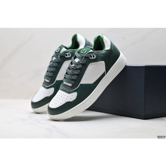 Dior B27 Calfskin Fabric Logo Low-Top Sneakers Men
