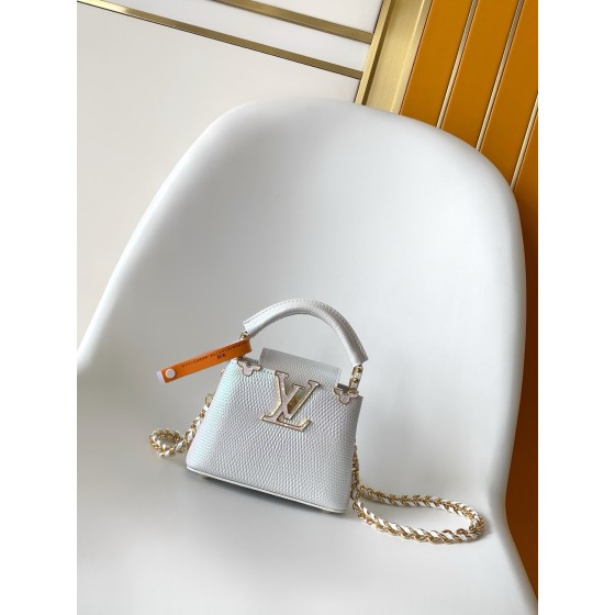 Louis Vuitton Alma Iridescent Lizard Top Handle Bag