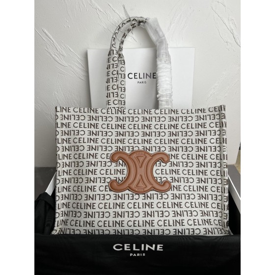 CELINE CABAS THAIS Canvas Women's Tote Bag